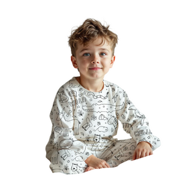 SafariDreams | Colores y llevar - pijama para colorear DIY para niños creativos
